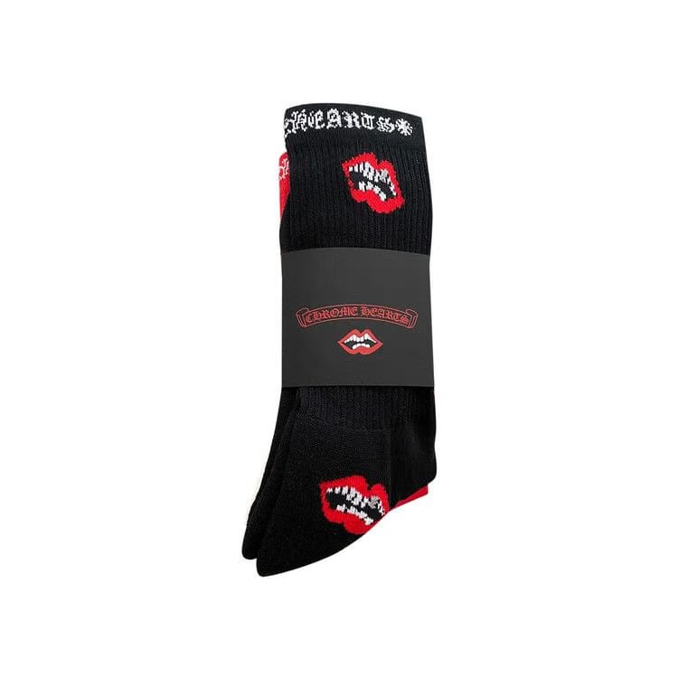 Chrome Hearts 3-Pack Chomper Socks Multicolor