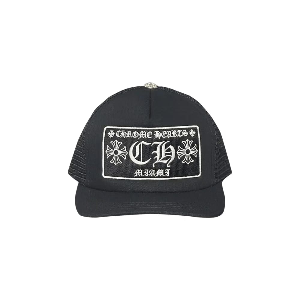Chrome Hearts Miami Trucker Hat Black