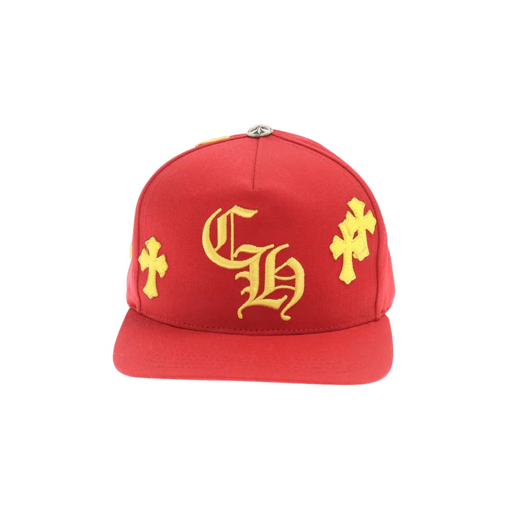 Chrome Hearts Cross Patch Hat Red/Yellow