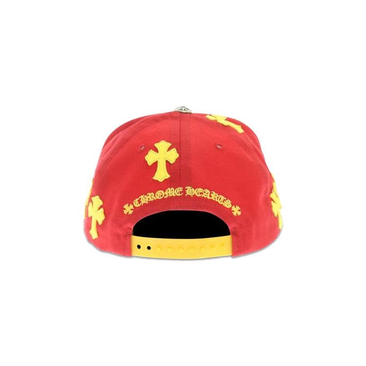 Chrome Hearts Cross Patch Hat Red/Yellow