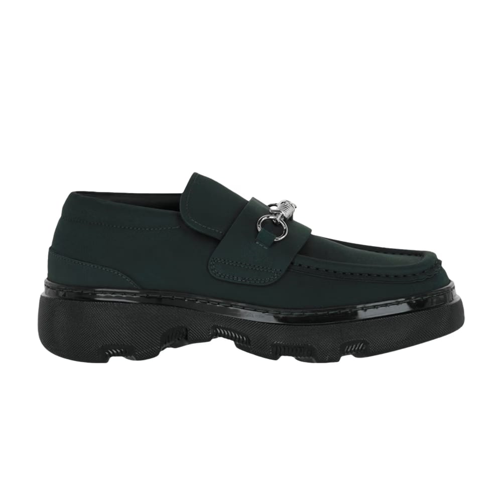 Burberry Creeper Clamp Loafer Green