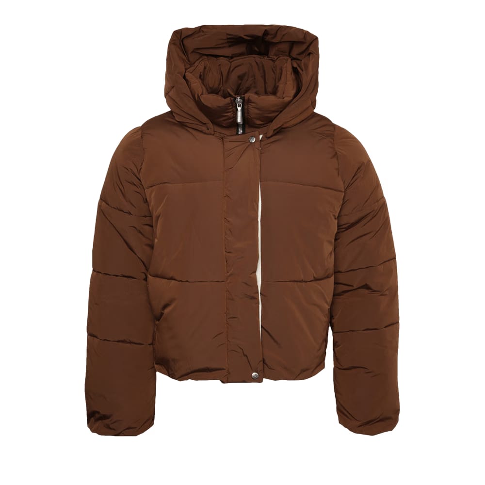 Rhude Logo Puffer Jacket Brown