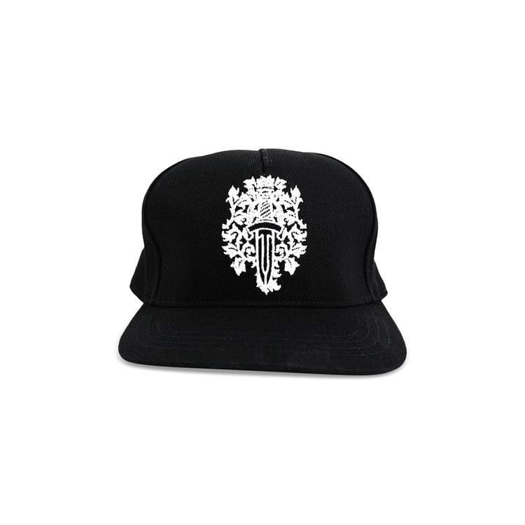 Chrome Hearts Dagger Denim Baseball Hat Black/White