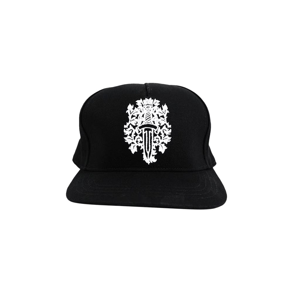Chrome Hearts Dagger Denim Baseball Hat Black/White