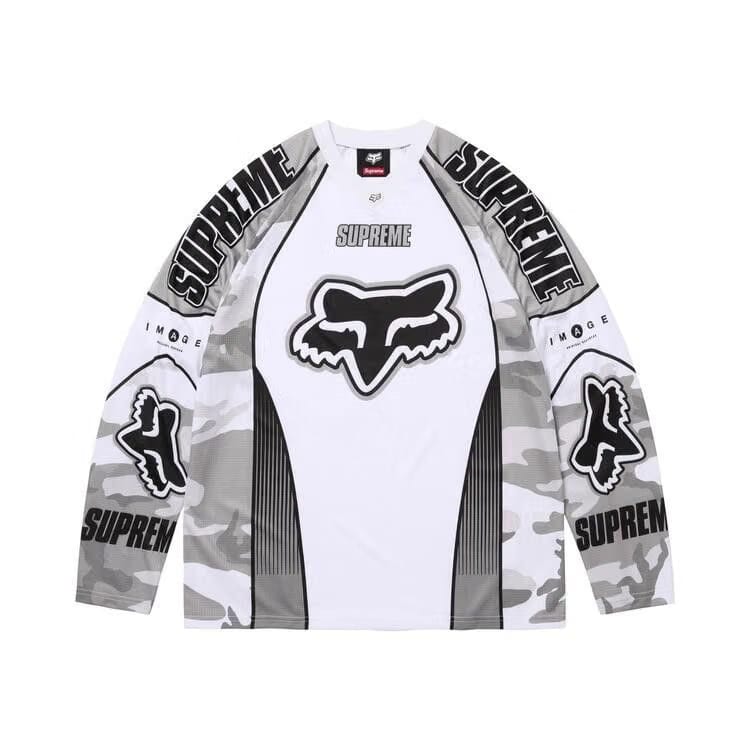 Supreme x Fox Racing DMX Jersey Snow Camo
