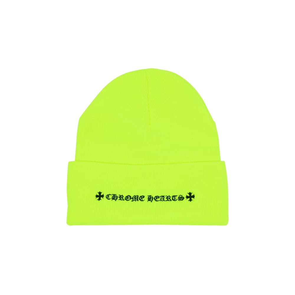 Chrome Hearts Triple Cross Beanie Yellow
