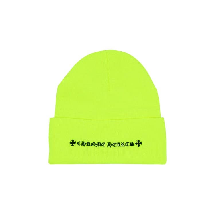 Chrome Hearts Triple Cross Beanie Yellow