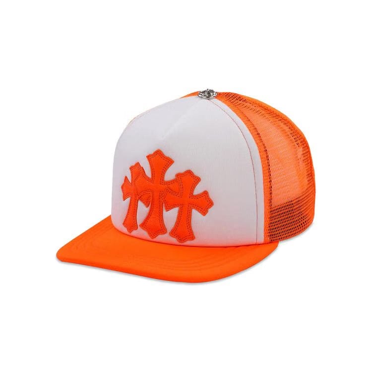 Chrome Hearts Cemetery Trucker Hat Orange