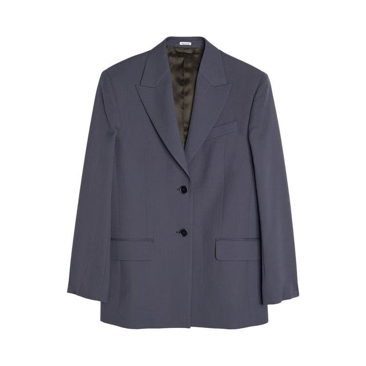 Acne Studios Regular Fit Suit Jacket Mid Bue