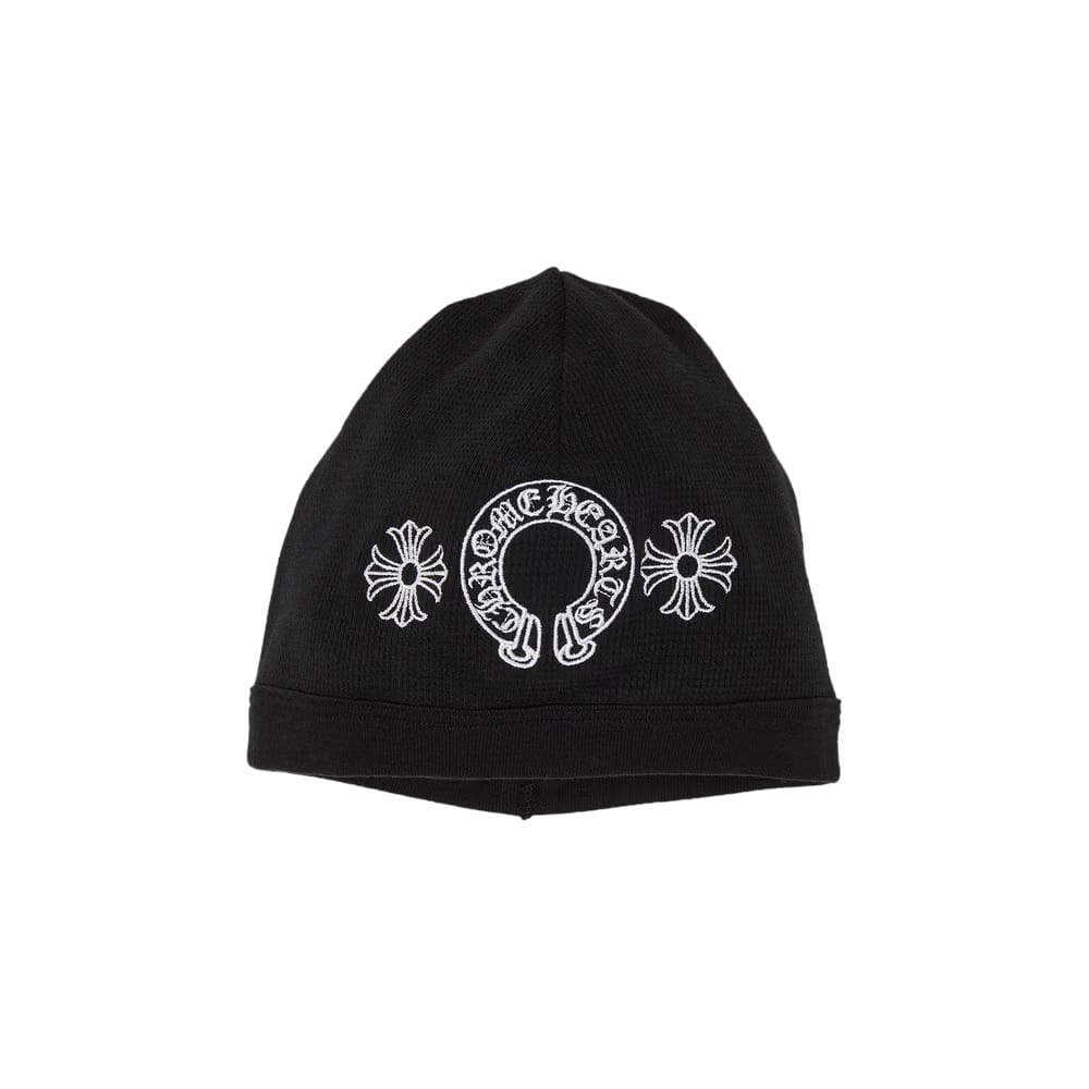 Chrome Hearts Biker Thermal Horseshoe Beanie Black