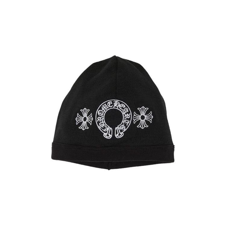 Chrome Hearts Biker Thermal Horseshoe Beanie Black