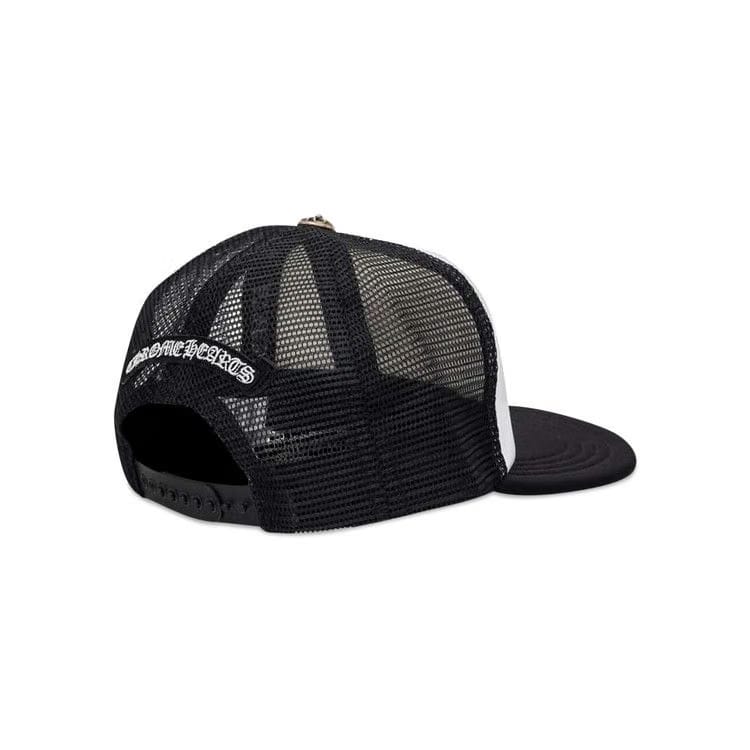 Chrome Hearts Multi Cross Trucker Hat Black/White