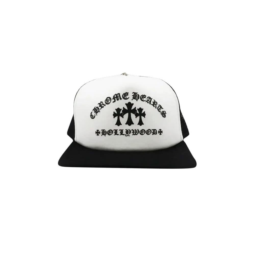 Chrome Hearts King Taco Trucker Hat Black/White