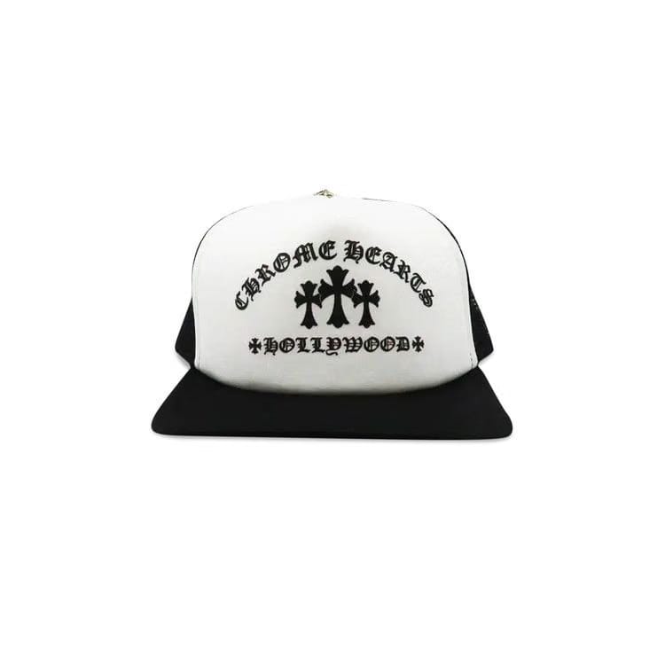 Chrome Hearts King Taco Trucker Hat Black/White