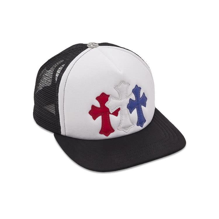 Chrome Hearts Trucker Hat Red/White/Blue