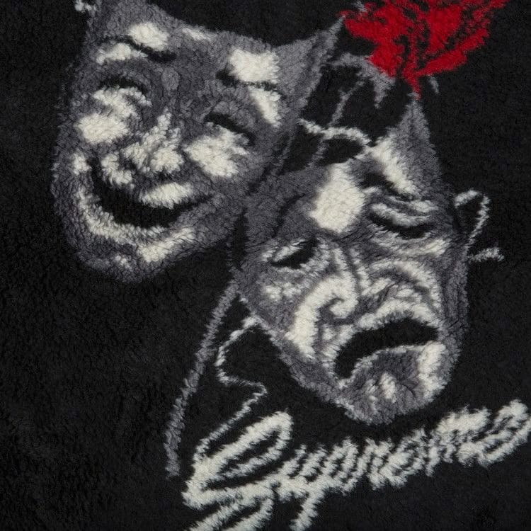 Supreme Drama Mask Fleece Jacket Black