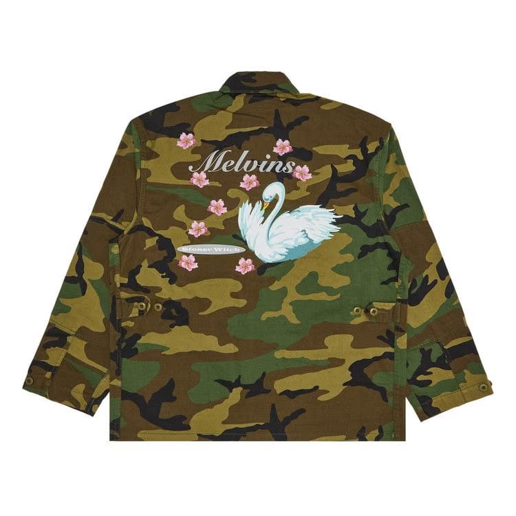 Supreme x Melvins BDU Jacket Woodland Camo