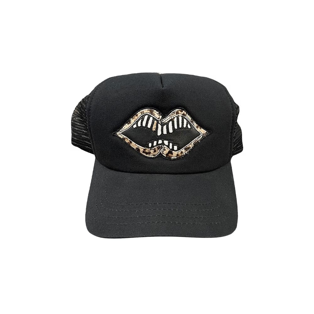 Chrome Hearts Matty Boy Chomper Trucker Hat Black/Cheetah