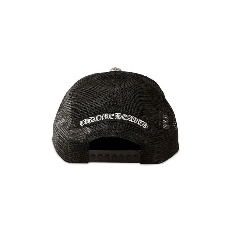 Chrome Hearts Triple Cross Patch Leopard Trucker Hat Multicolor