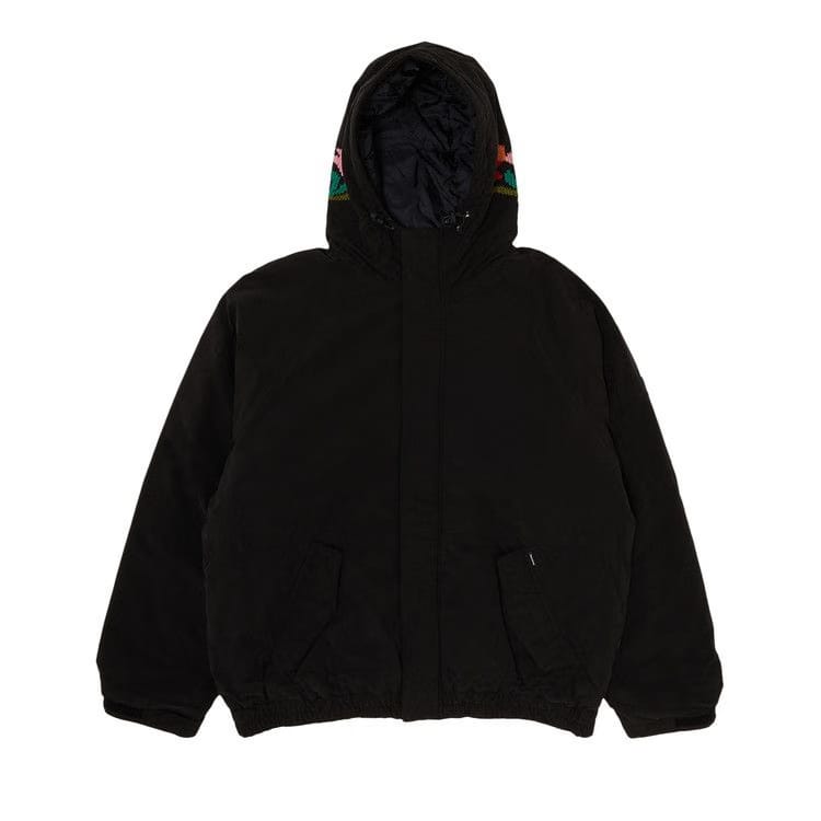Supreme Needlepoint Hooded Jacket Black