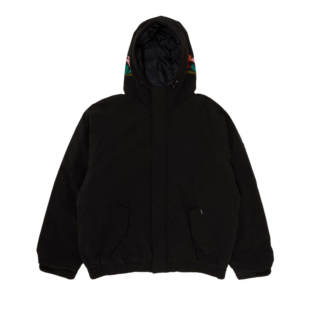 Supreme Needlepoint Hooded Jacket Black