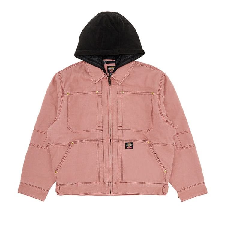Supreme x Dickies Hooded Work Jacket Pink