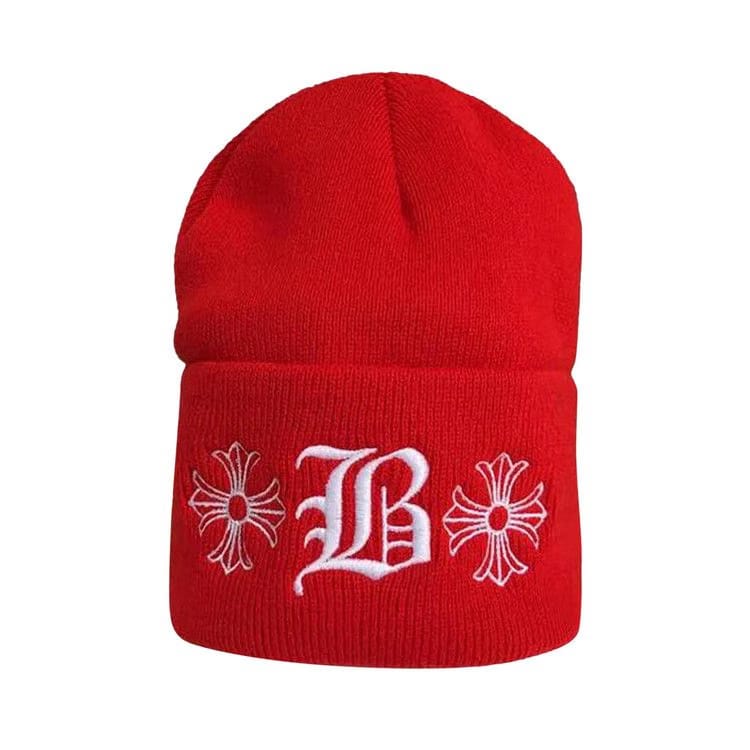 Chrome Hearts x Bella Hadid Beanie Red