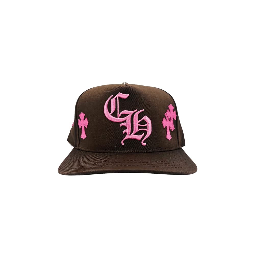 Chrome Hearts Cross Patch Hat Brown/Pink
