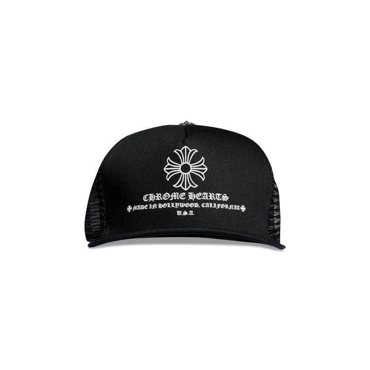 Chrome Hearts Printed Cross Trucker Hat Black