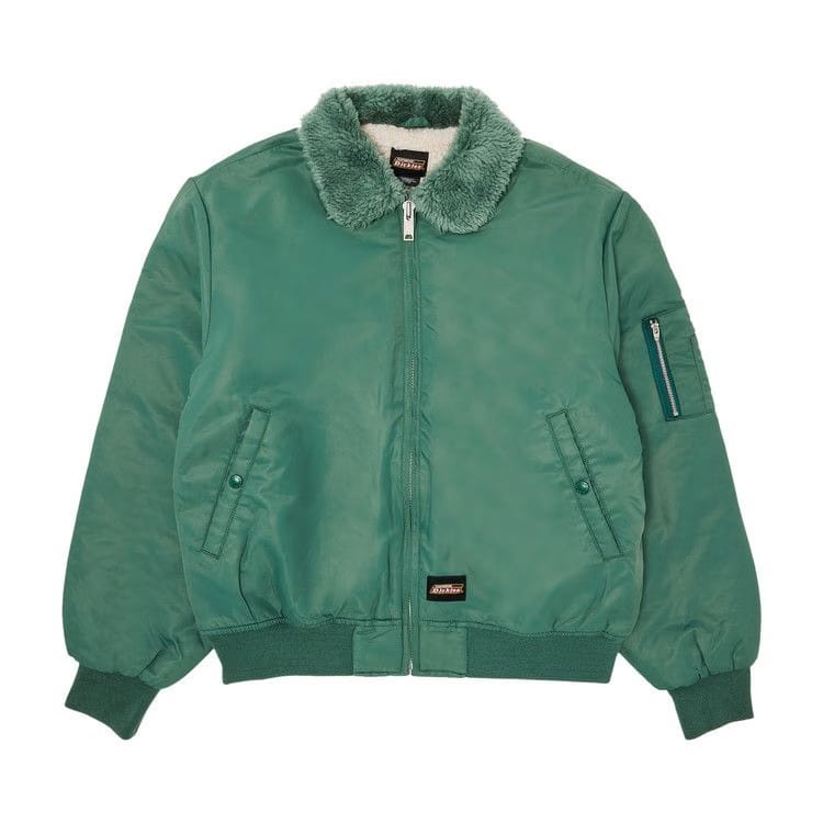 Supreme x Dickies Fur Collar Bomber Jacket Work Green