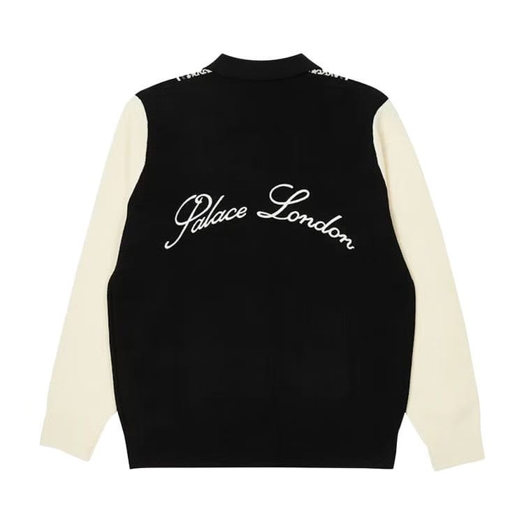 Palace London Knitted Polo Black
