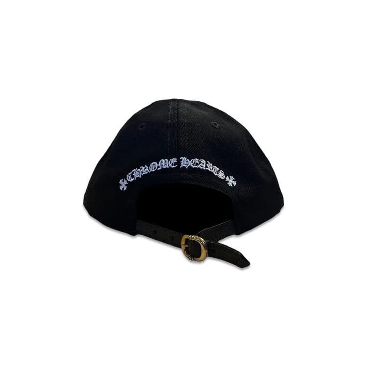 Chrome Hearts x Matty Boy Chomper Leather Strapback Hat Black/Multicolor