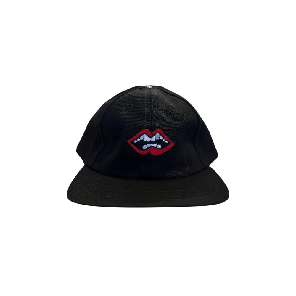 Chrome Hearts x Matty Boy Chomper Leather Strapback Hat Black/Multicolor