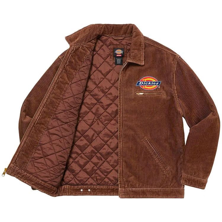 Supreme x Dickies Corduroy Work Jacket Brown
