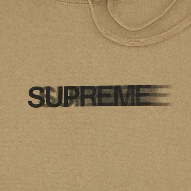 Supreme Motion Logo Hoodie Dark Tan