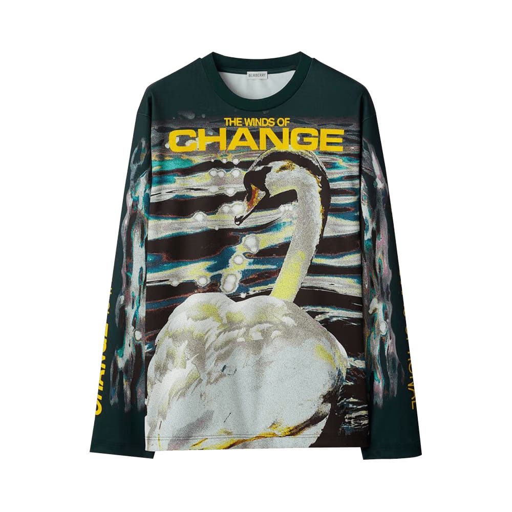 Burberry Swan Long-Sleeve Vine