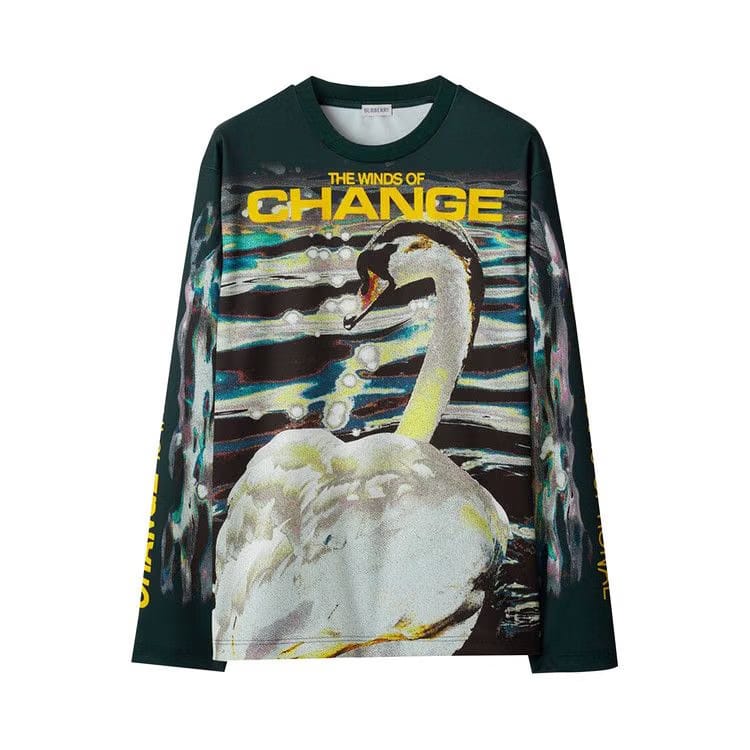 Burberry Swan Long-Sleeve Vine