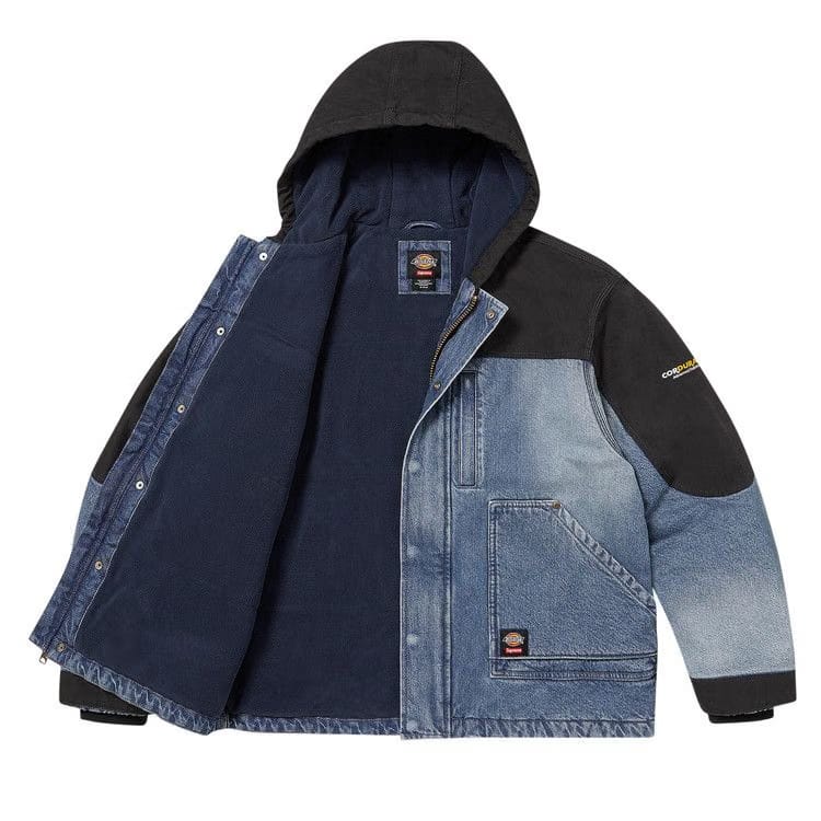 Supreme x Dickies Cordura Hooded Work Jacket Denim