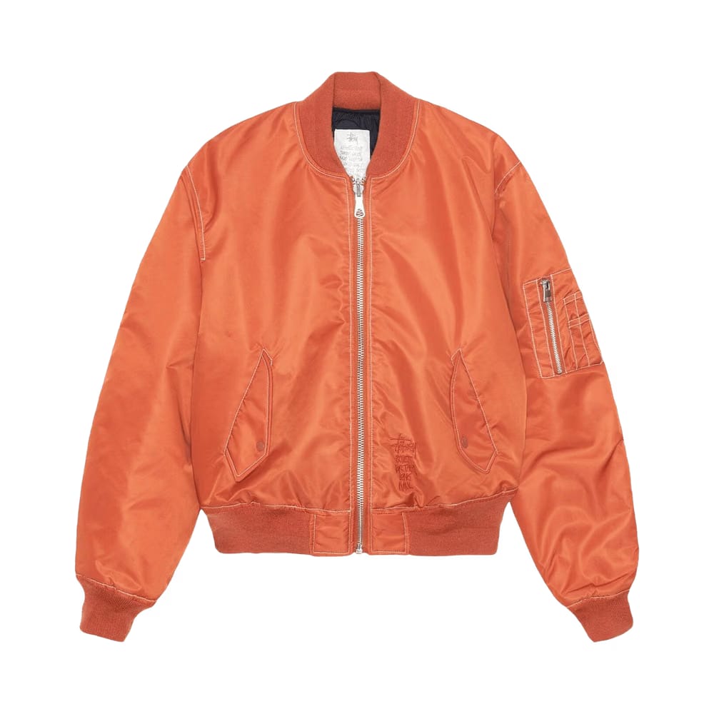 Stussy Built Reversible Bomber Jacket Brick