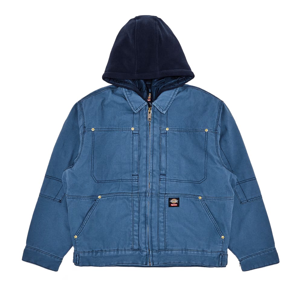 Supreme x Dickies Hooded Work Jacket Light Blue
