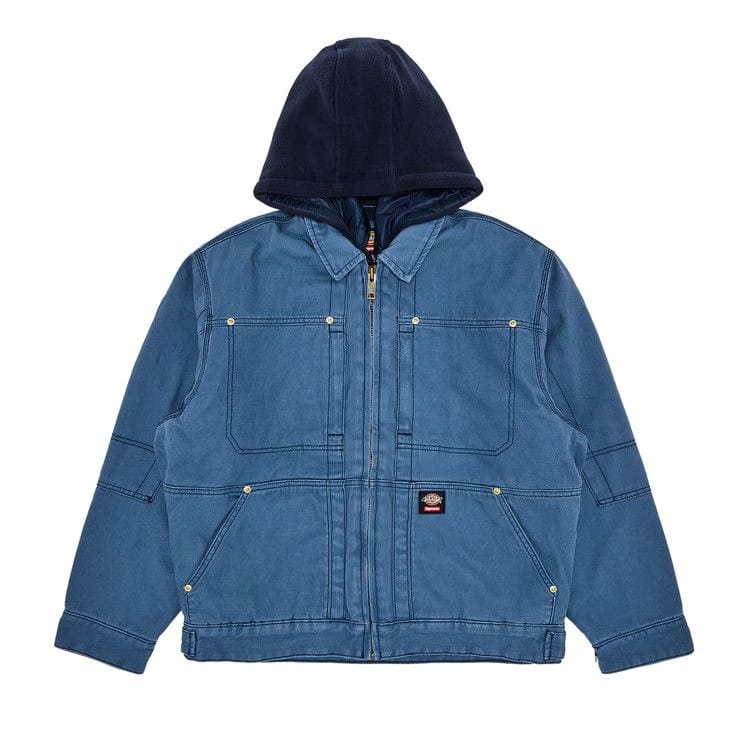 Supreme x Dickies Hooded Work Jacket Light Blue