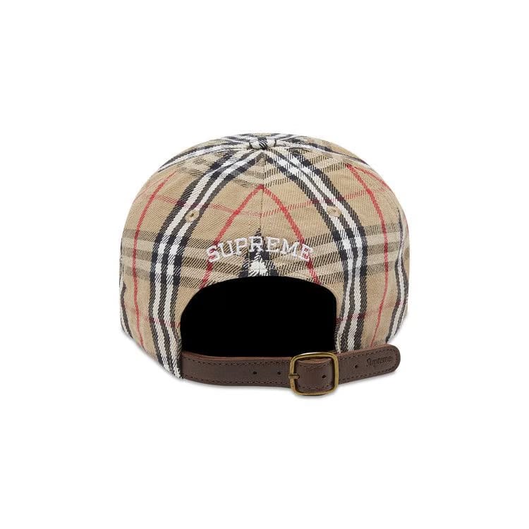 Supreme x Burberry Denim 6-Panel Beige
