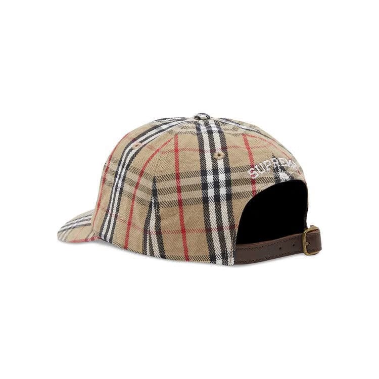 Supreme x Burberry Denim 6-Panel Beige