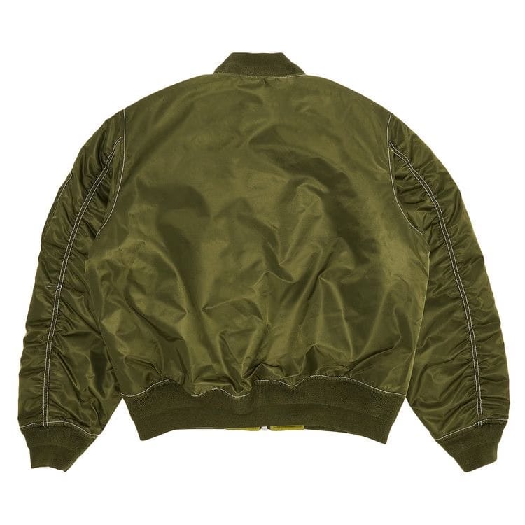 Stussy Built Reversible Bomber Jacket Olive