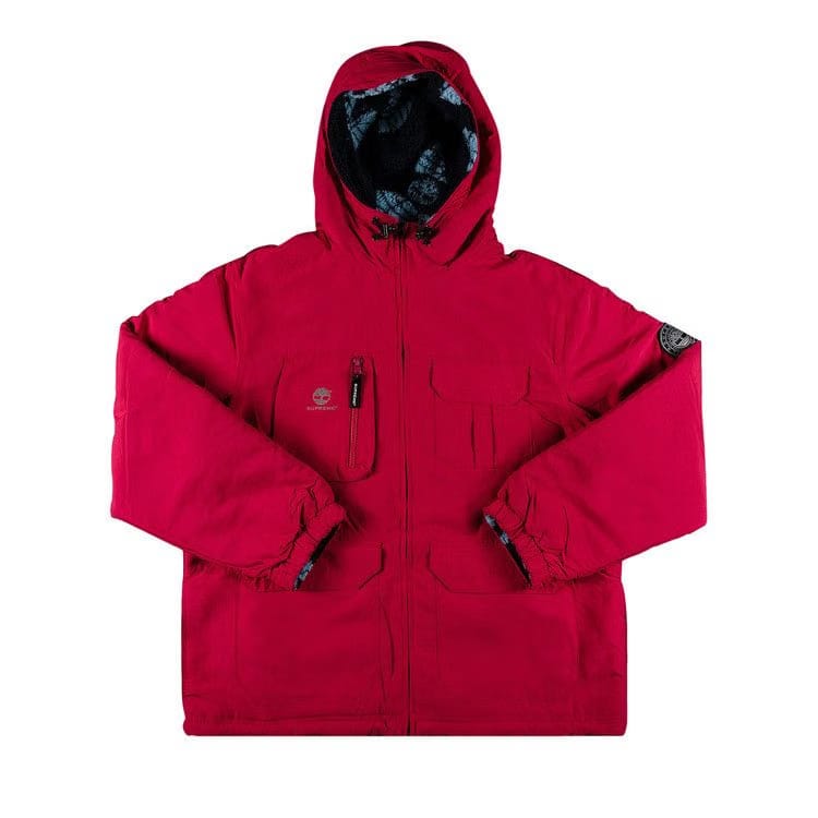 Supreme x Timberland Reversible Ripstop Jacket Burgundy