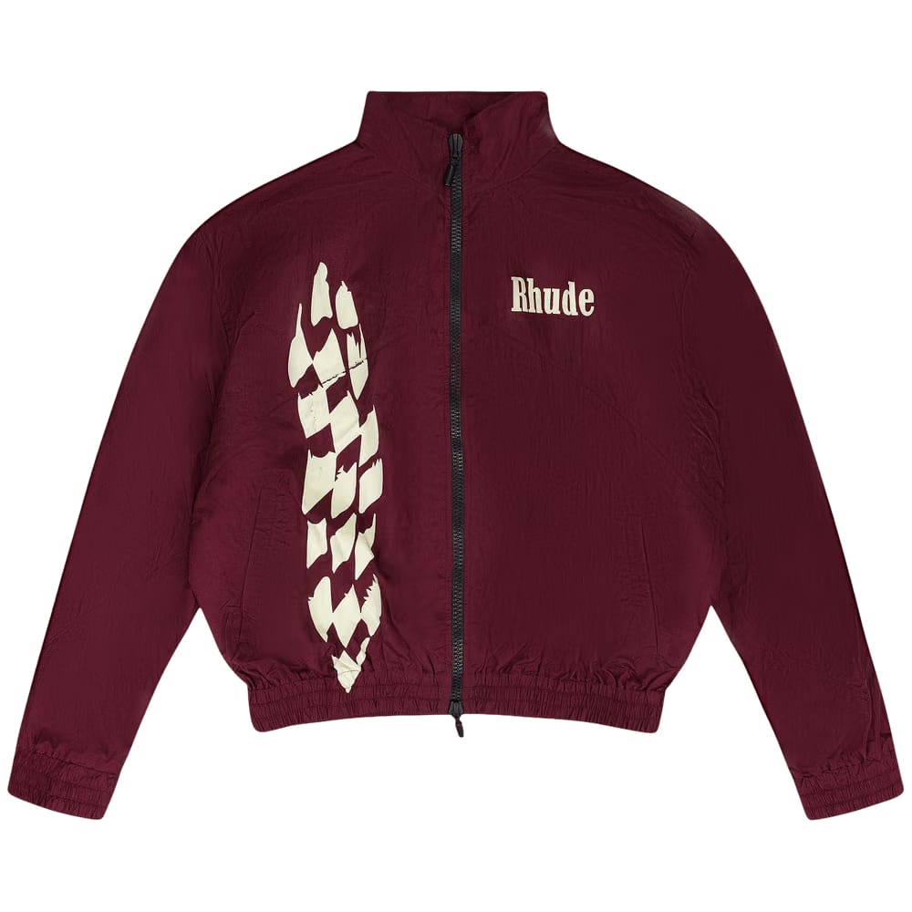 Rhude Warm Up Field Jacket Maroon