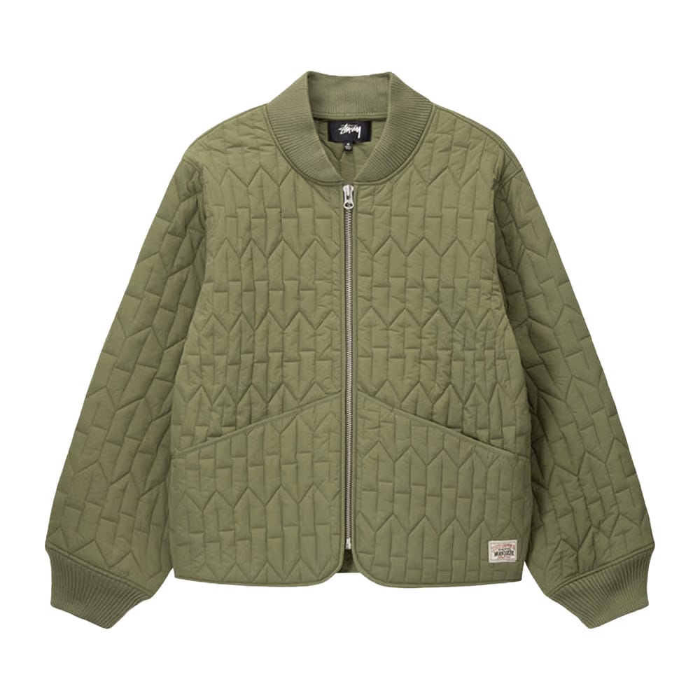 Stussy S Quilted Liner Jacket Olive