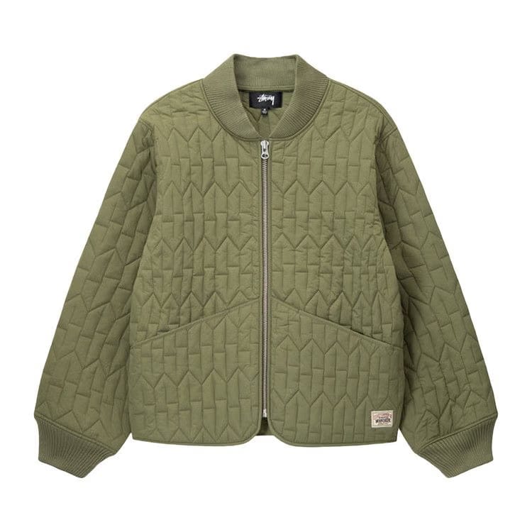 Stussy S Quilted Liner Jacket Olive