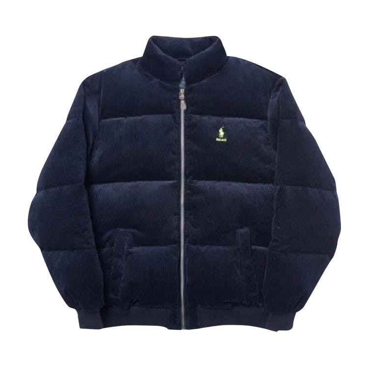 Palace x Ralph Lauren Corduroy Down Jacket Aviator Navy