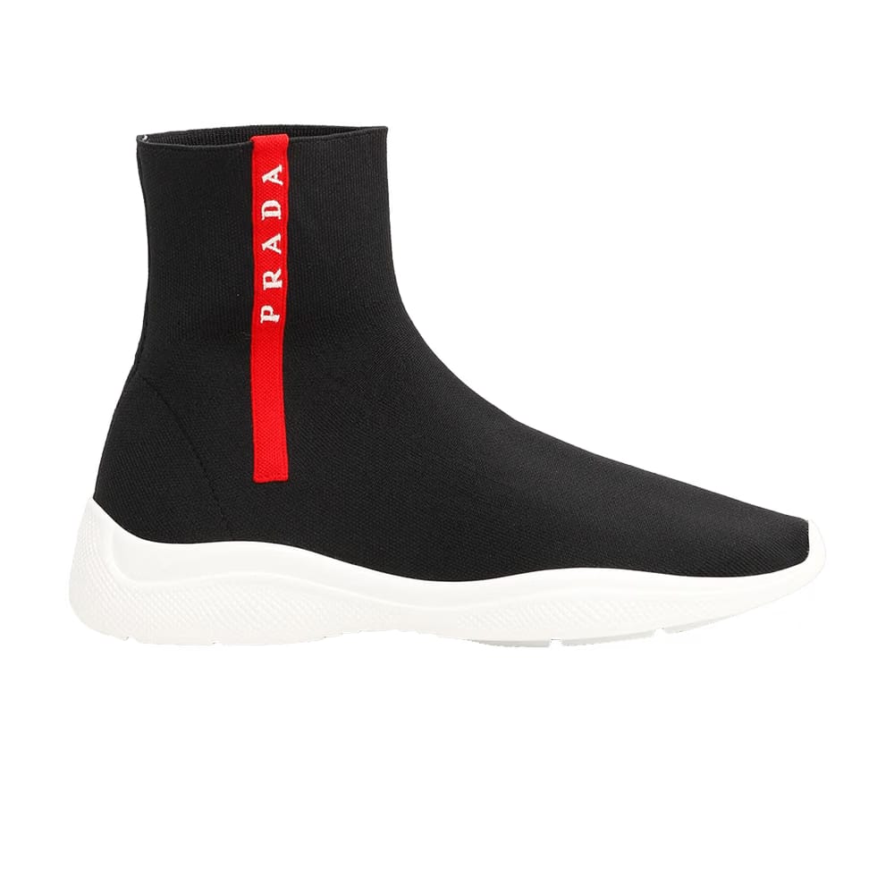 Prada Wmns Logo Sock 'Black'